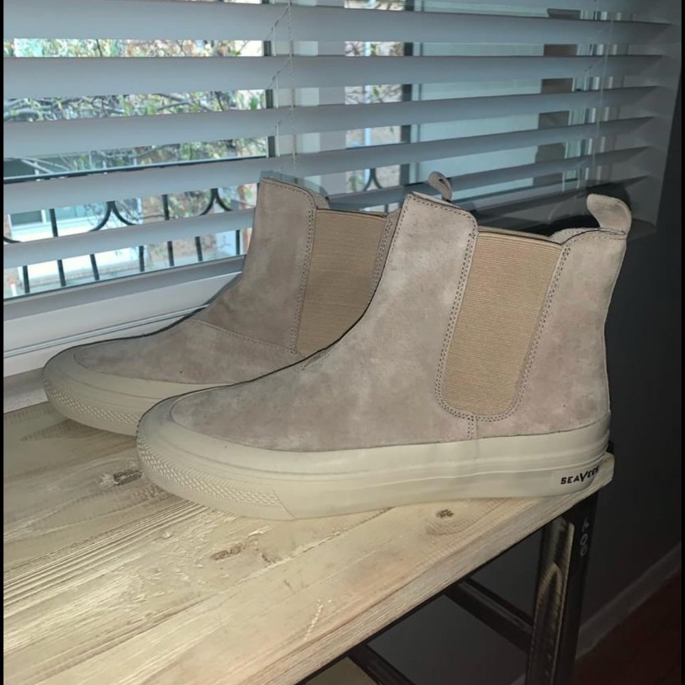 SeaVees Slip-on Suede Boots, Water Resistant